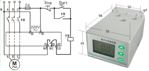 SJD701B-1-100A數(shù)字式熱繼電器/電動機綜合保護器